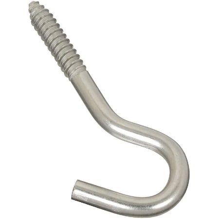 National 3/8 In. x 4-7/8 In. Stainless Steel Screw Hook N220822